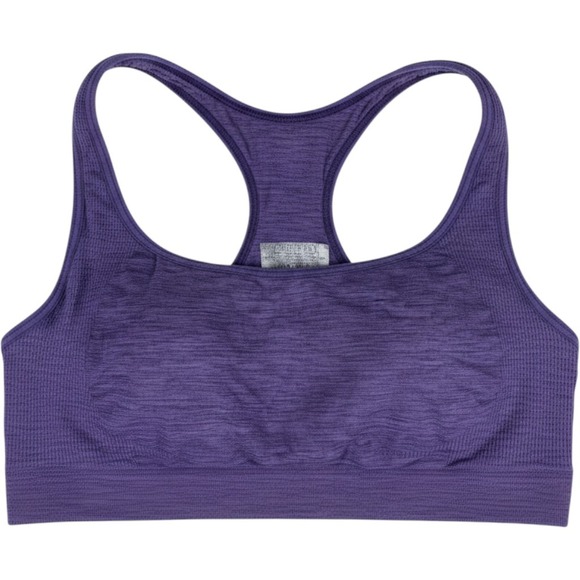 Athleta Other - Athleta Performance Seamless Sports Bra Adjustable Racerback Purple Large Womens